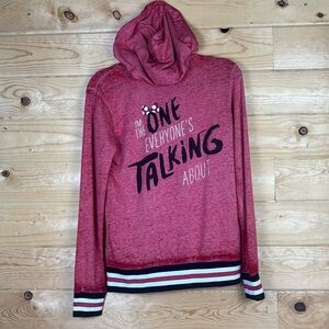 Disney Parks Minnie Mouse Red Hooded Zip Up Jacket Womens Size Small